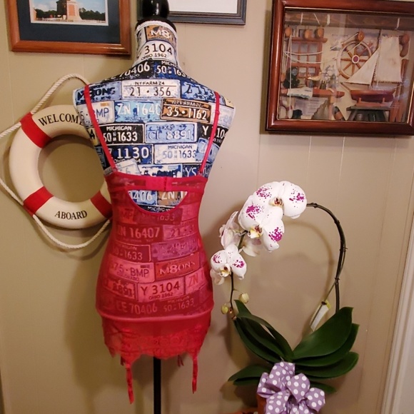 NWOT☆Stephanie Eyelash Lace Chemise - Picture 5 of 8